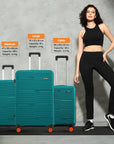 HRX by Hrithik Roshan Large Check-in Suitcase (75 cm) 8 Wheels - Zanzibar