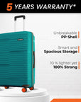 HRX by Hrithik Roshan Medium Check-in Suitcase (65 cm) 8 Wheels - Zanzibar