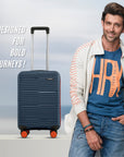 HRX by Hrithik Roshan Small Cabin Suitcase (56 cm) 8 Wheels - Zanzibar
