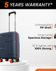 HRX by Hrithik Roshan Small Cabin Suitcase (56 cm) 8 Wheels - Zanzibar