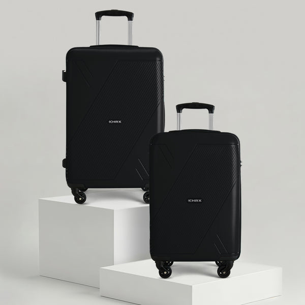 HRX Icon Polypropylene Hard Body Set of 2 Luggage 4 Wheels (Small 57cm | Medium 67cm)
