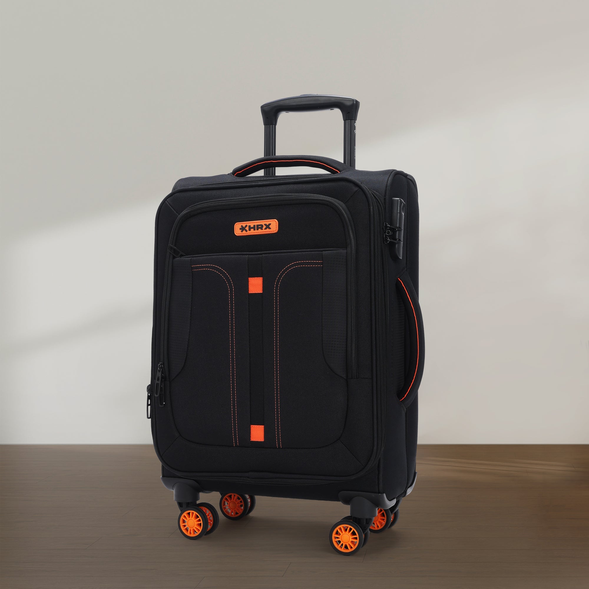 HRX Overdrive Spinner Trolley- Soft Body Luggage
