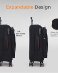 HRX Overdrive Spinner Trolley- Soft Body Luggage