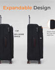 HRX Overdrive Spinner Trolley- Soft Body Luggage