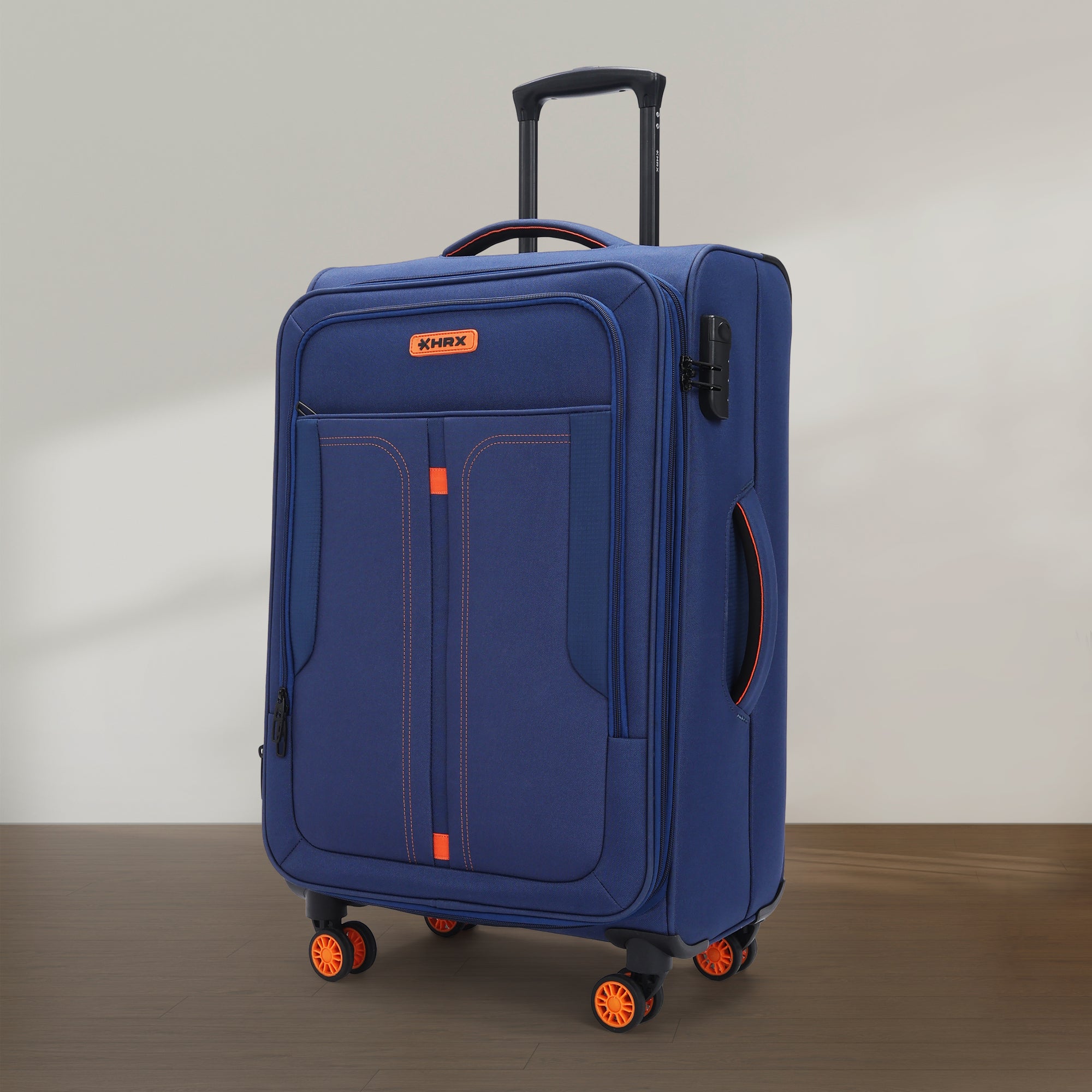 HRX Overdrive Spinner Trolley- Soft Body Luggage