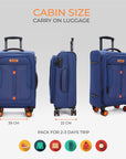 HRX Overdrive Spinner Trolley- Soft Body Luggage