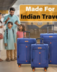 HRX Overdrive Spinner Trolley- Soft Body Luggage