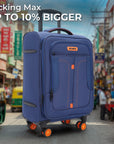 HRX Overdrive Spinner Trolley- Soft Body Luggage