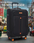 HRX Overdrive Spinner Trolley- Soft Body Luggage