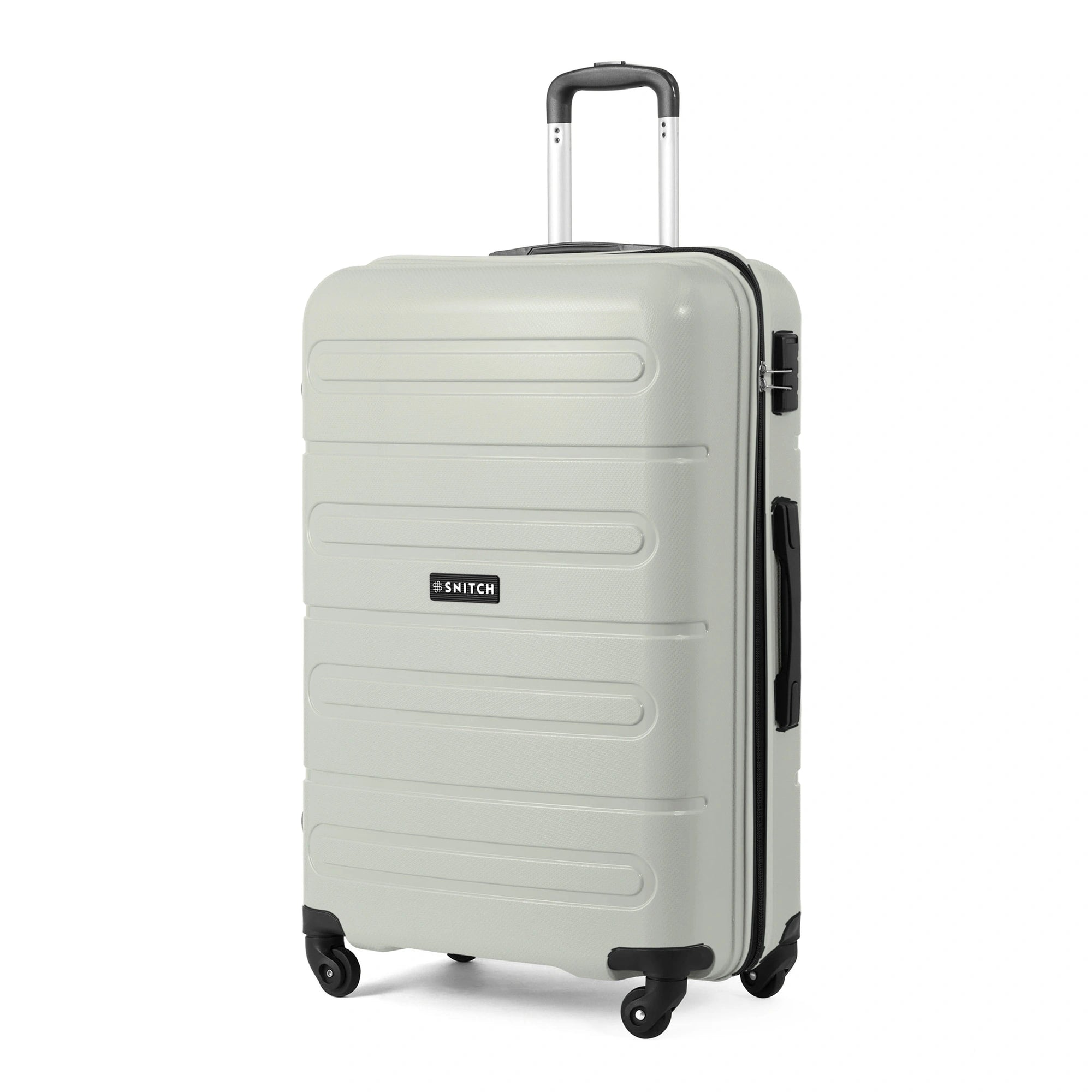 Snitch Loop Polypropylene Large Check-in Trolley (75–80 cm | 4 Wheels) - Grey