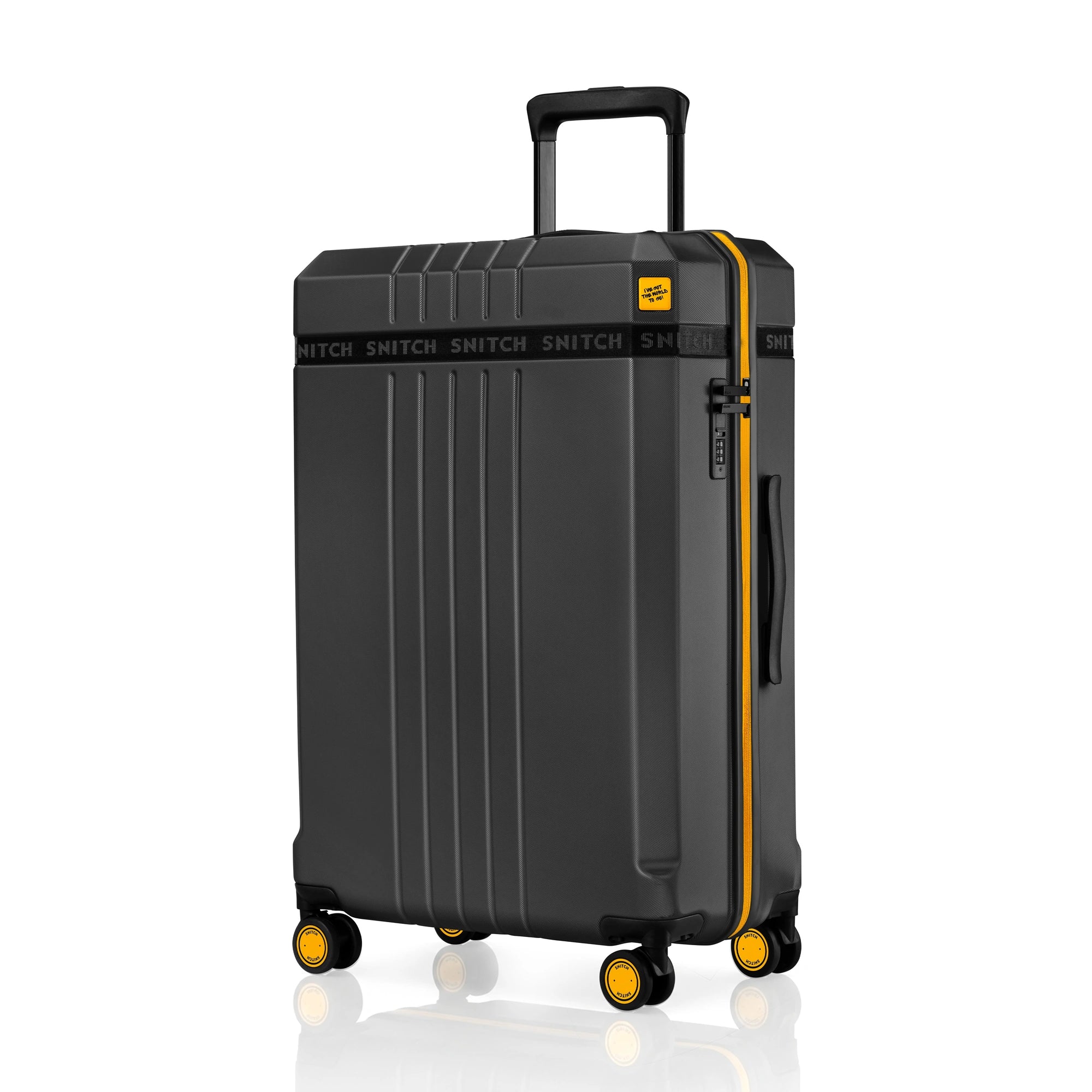 Snitch Vito Polycarbonate Large Check-in Trolley (77.5 cm | 8 Wheels)