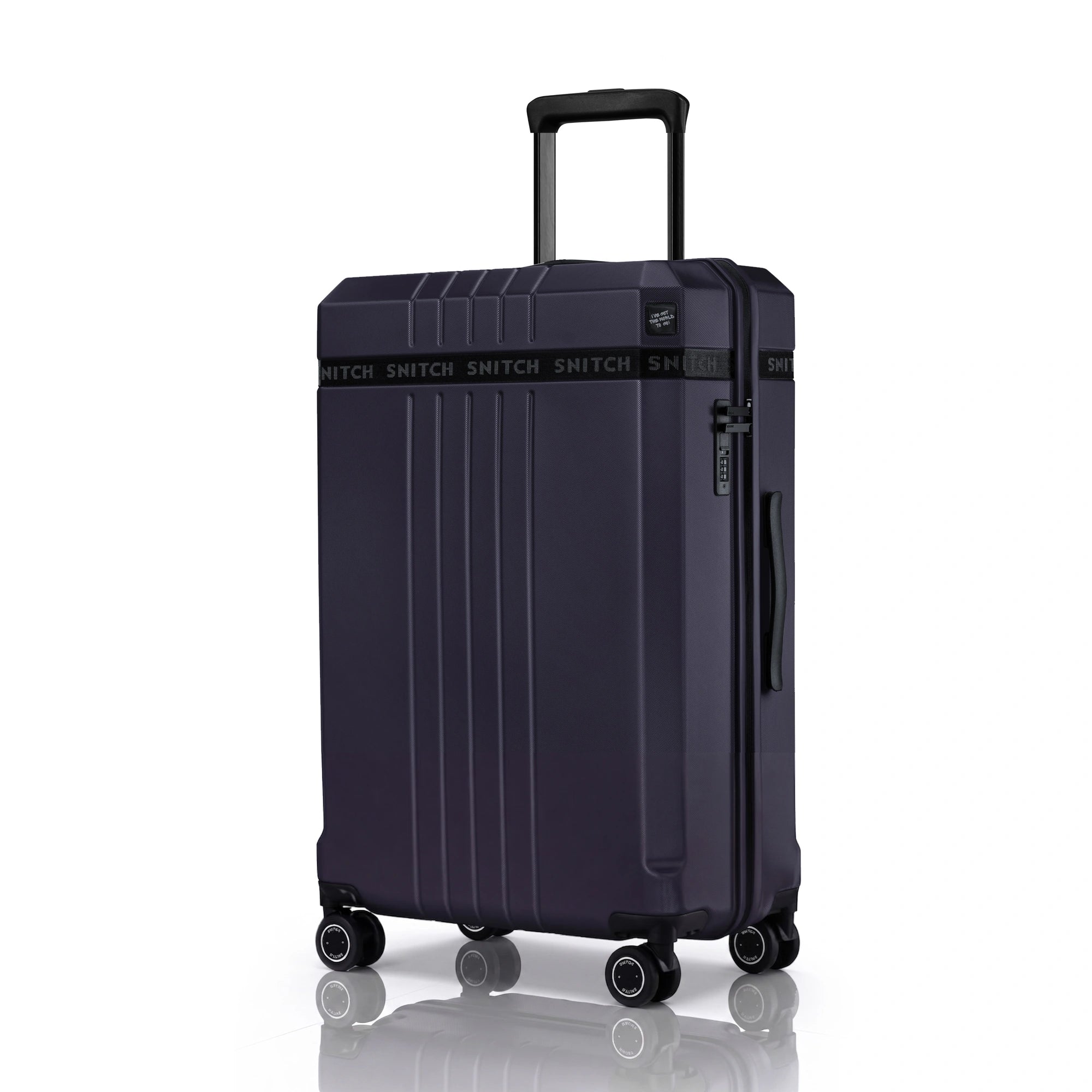 Snitch Vito Polycarbonate Medium Check-in Trolley (67.5 cm | 8 Wheels)