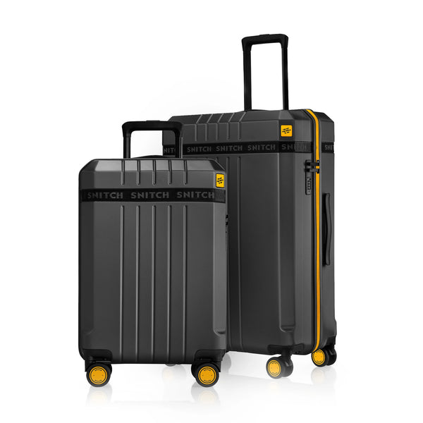 Snitch Vito Polycarbonate Set of 2 Trolley (58.5 cm | 67.5 cm | 8 Wheels)