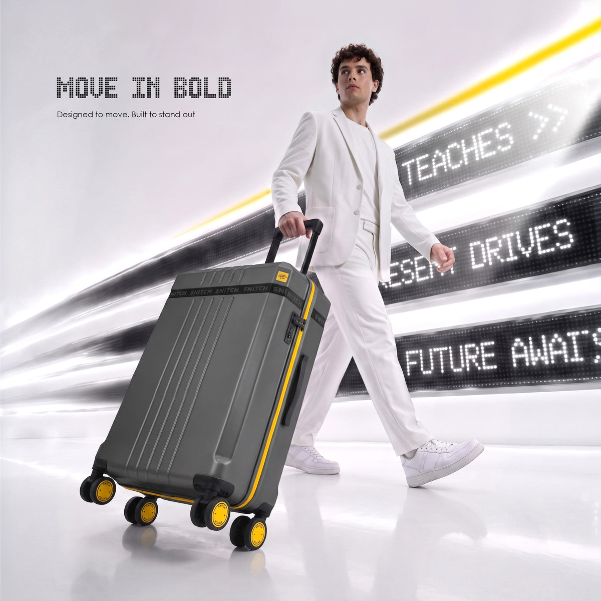 Snitch Vito 3-Piece Polycarbonate Trolley Set Pack of 3 - Image 19