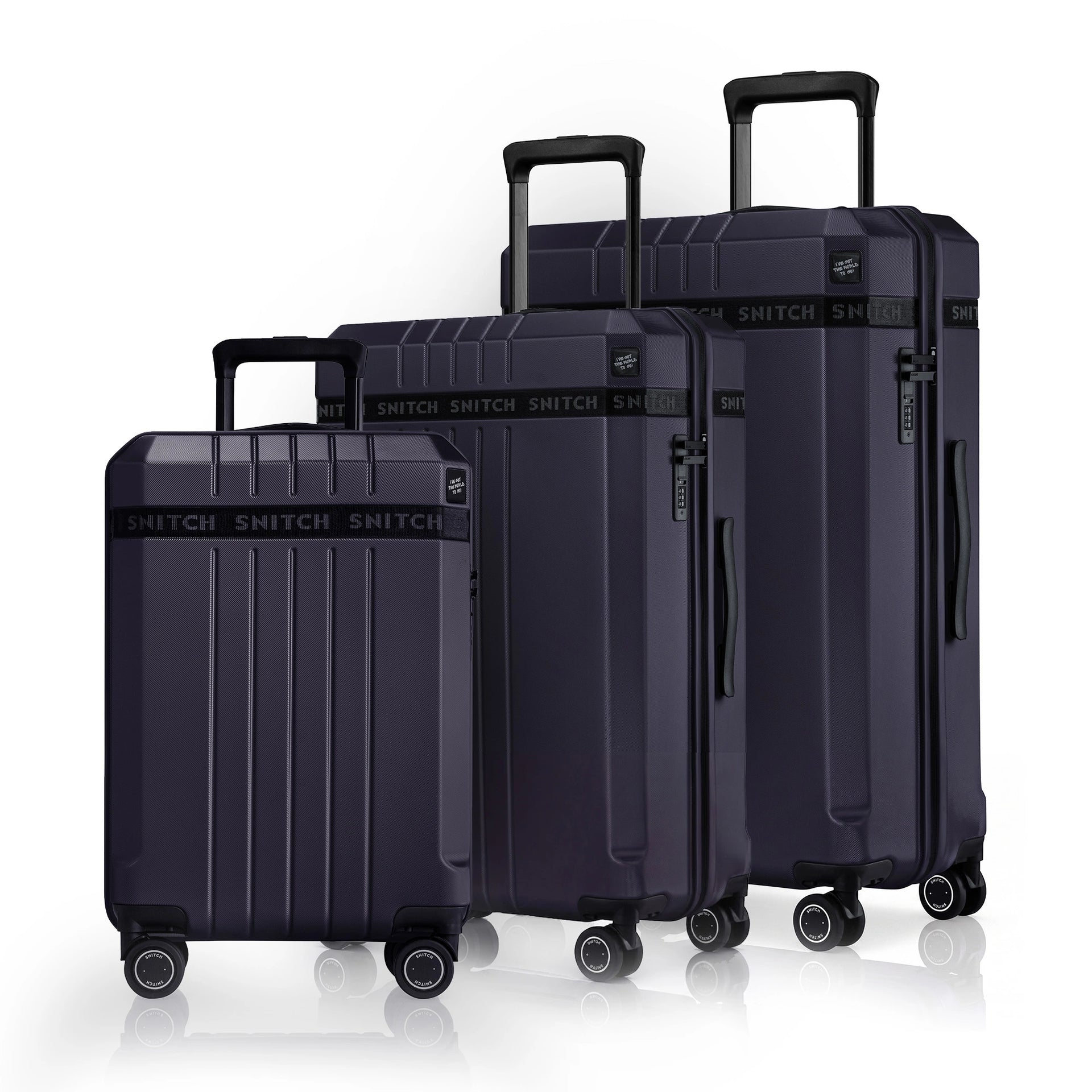 Snitch Vito 3-Piece Polycarbonate Trolley Set Pack of 3 - Image 8