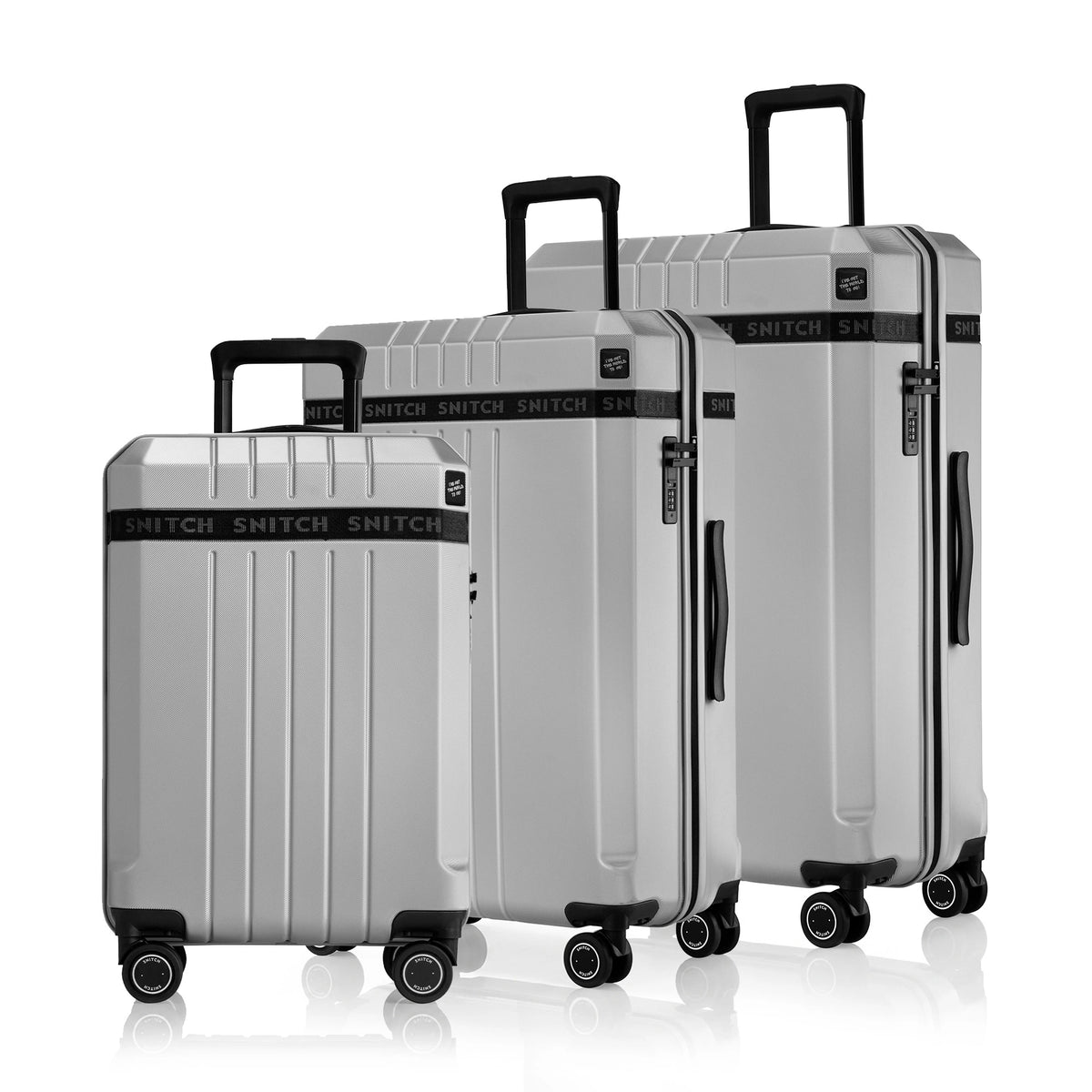 Snitch Vito 3-Piece Polycarbonate Trolley Set Pack of 3 - Image 1