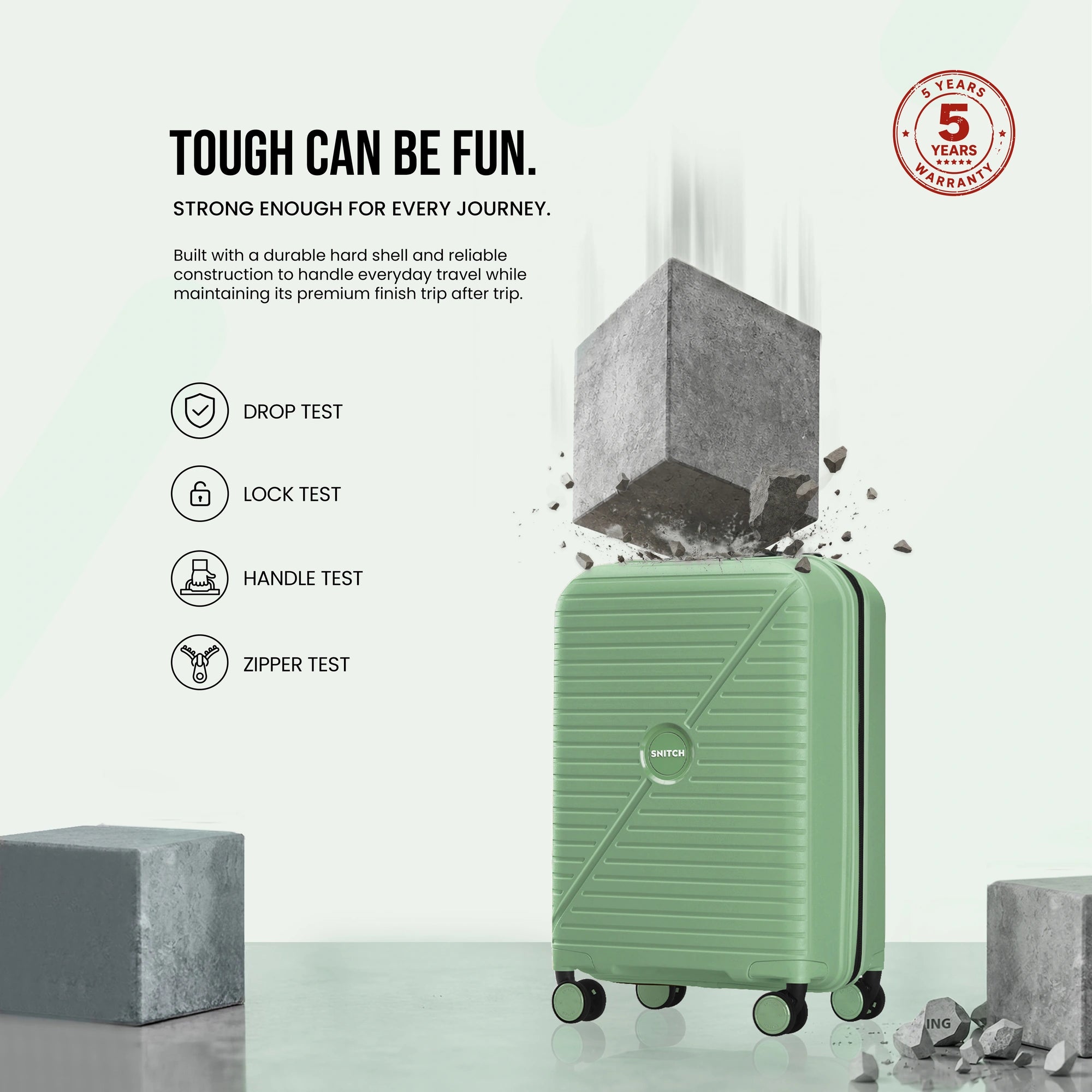 Snitch - Zoom - Cabin 56cm - 8 Wheels - Polypropylene