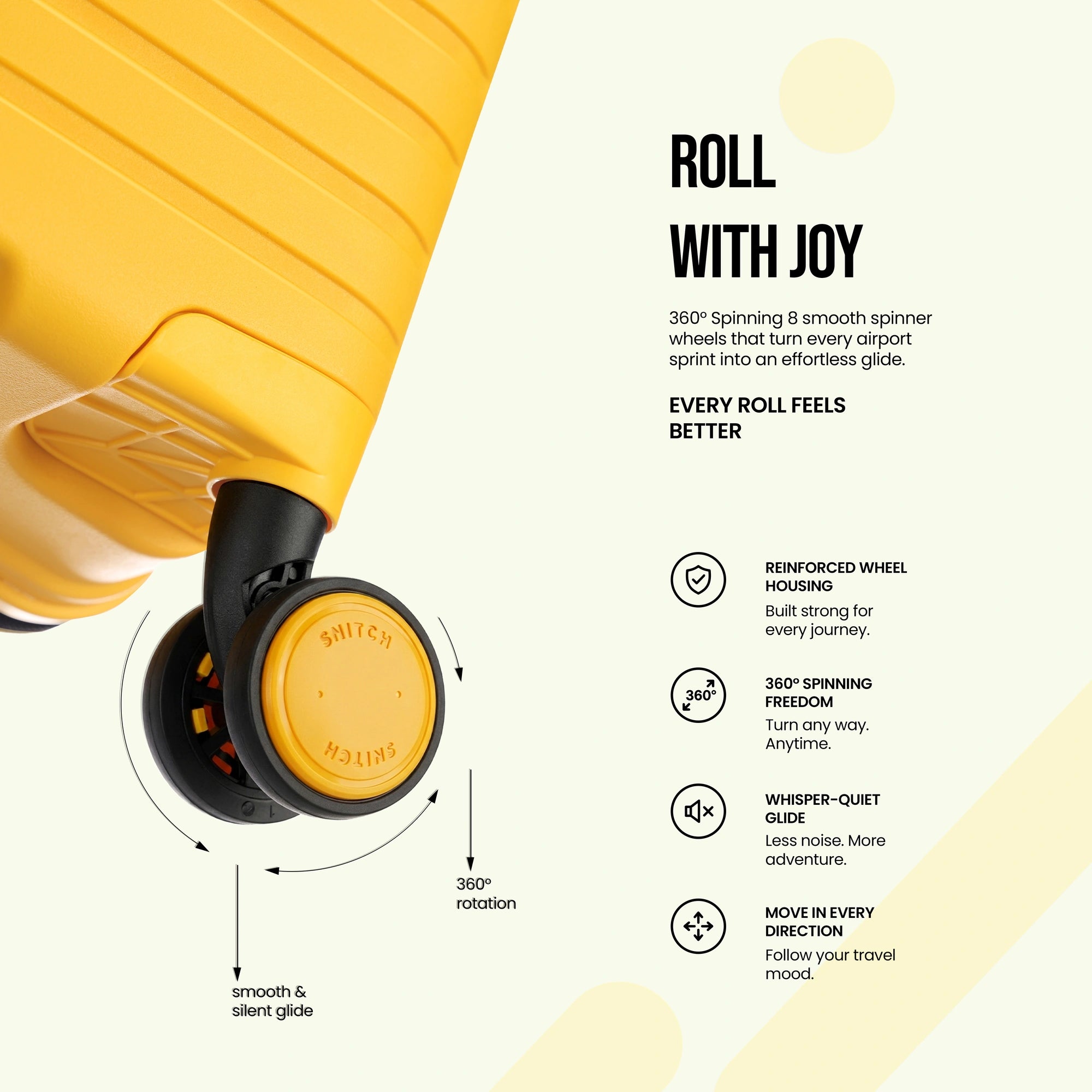 Snitch - Zoom - Medium 66cm - 8 Wheels - Polypropylene