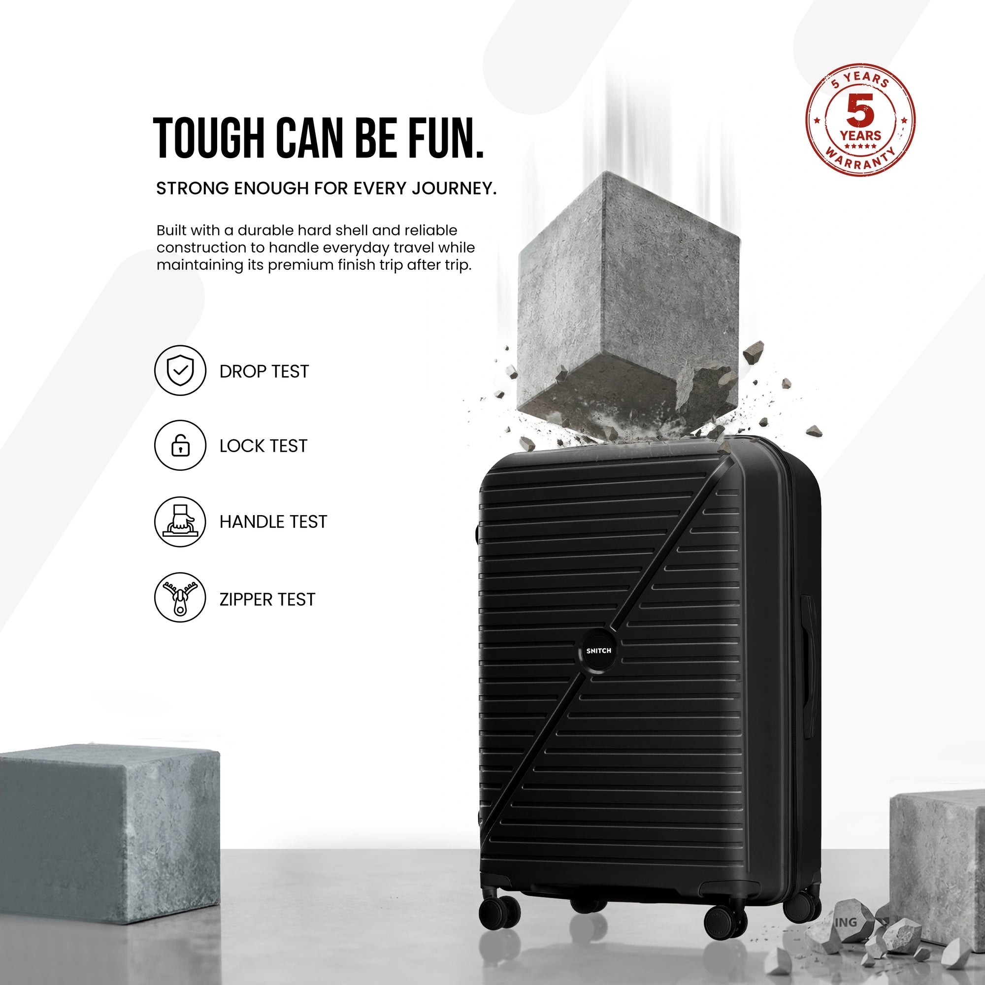 Snitch - Zoom - Set of 3 (56cm | 66cm | 76cm) - 8 Wheels - Polypropylene