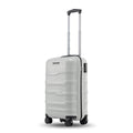 Cabin trolley with light grey polypropylene shell, telescopic handle, and 8 wheels