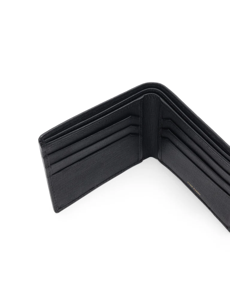 Rare Rabbit' Camp (Leather) Wallet-Bi-Fold (Cc)-Black