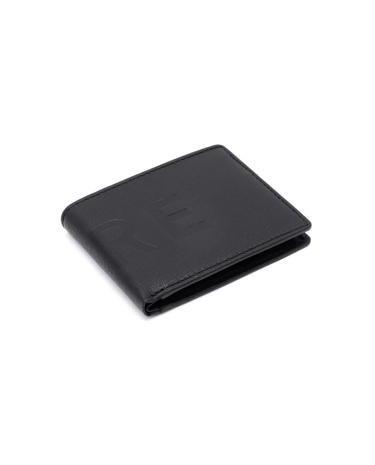 Rare Rabbit' Camp (Leather) Wallet-Bi-Fold (Cc)-Black