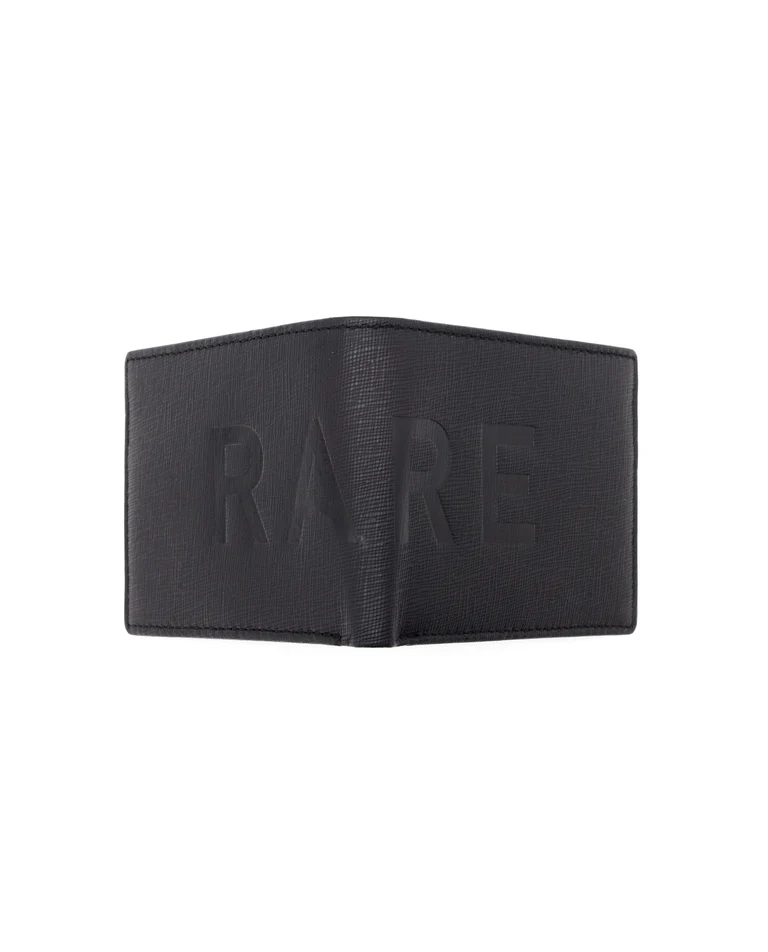 Rare Rabbit' Camp (Leather) Wallet-Bi-Fold (Cc)-Black