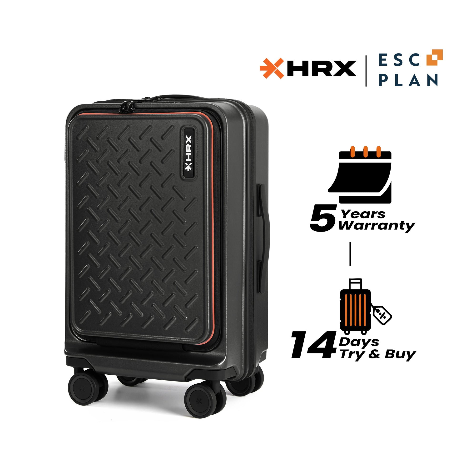 HRX Transit Trolley with Laptop Compartment