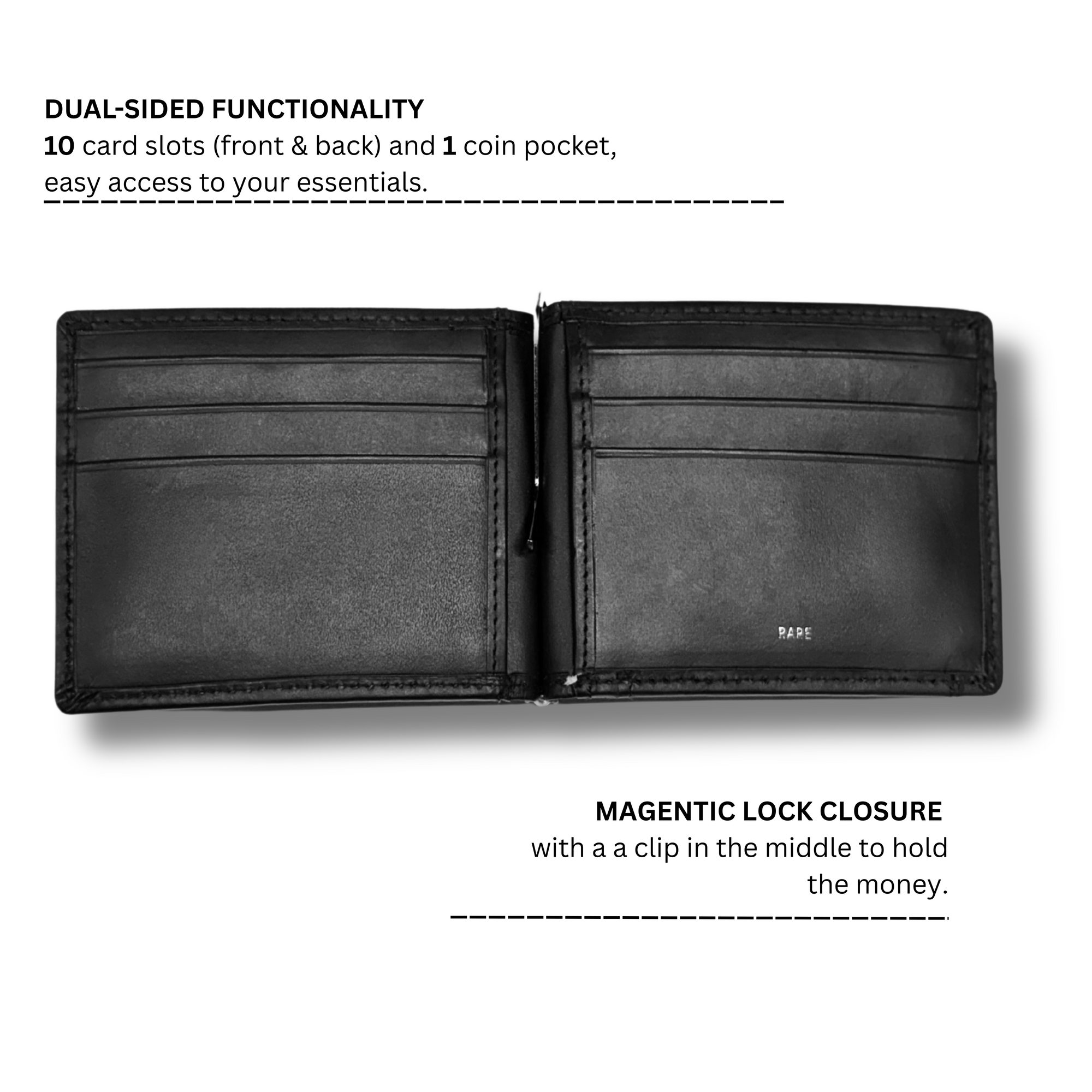 Rare Rabbit &#39;Fynn (Leather) Card Holder-Slim Fold