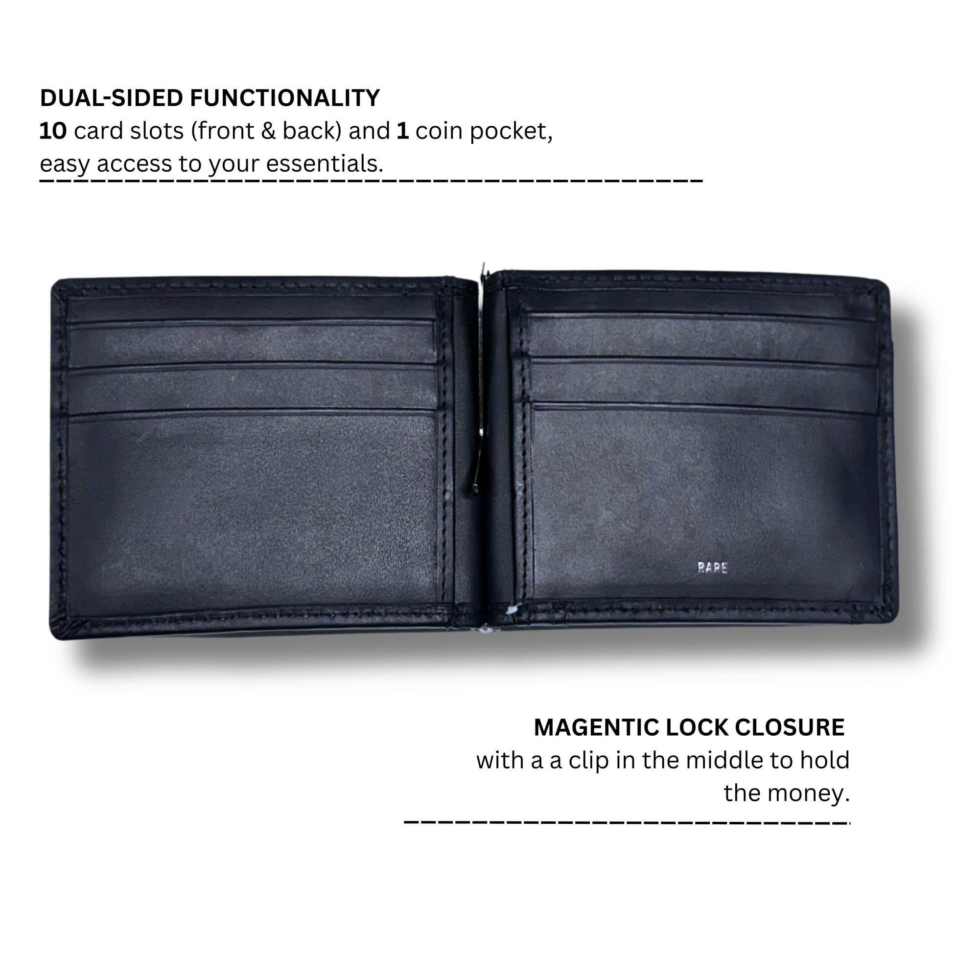 Rare Rabbit &#39;Fynn (Leather) Card Holder-Slim Fold