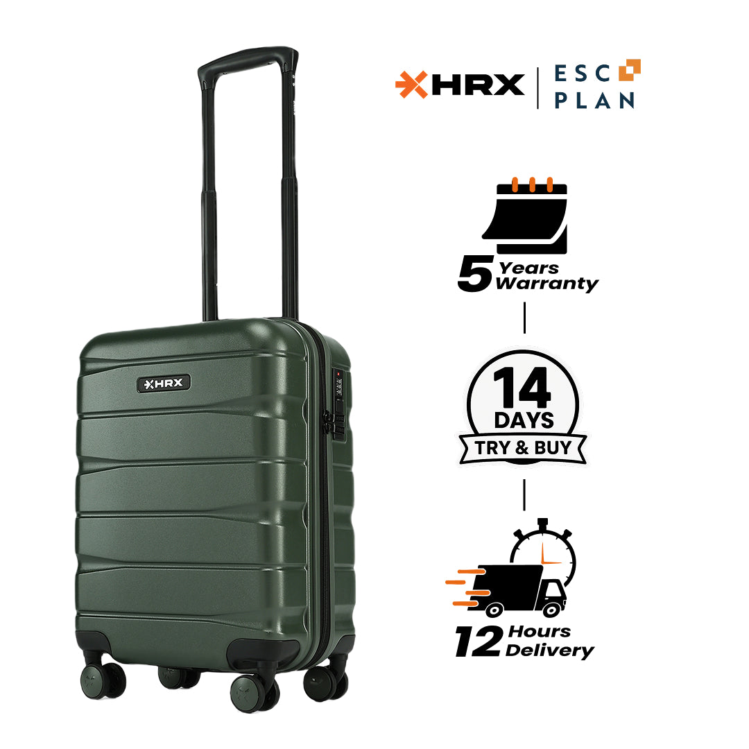 HRX by Hrithik Roshan  Small Cabin Suitcase (56 cm) 8 Wheels - Brute