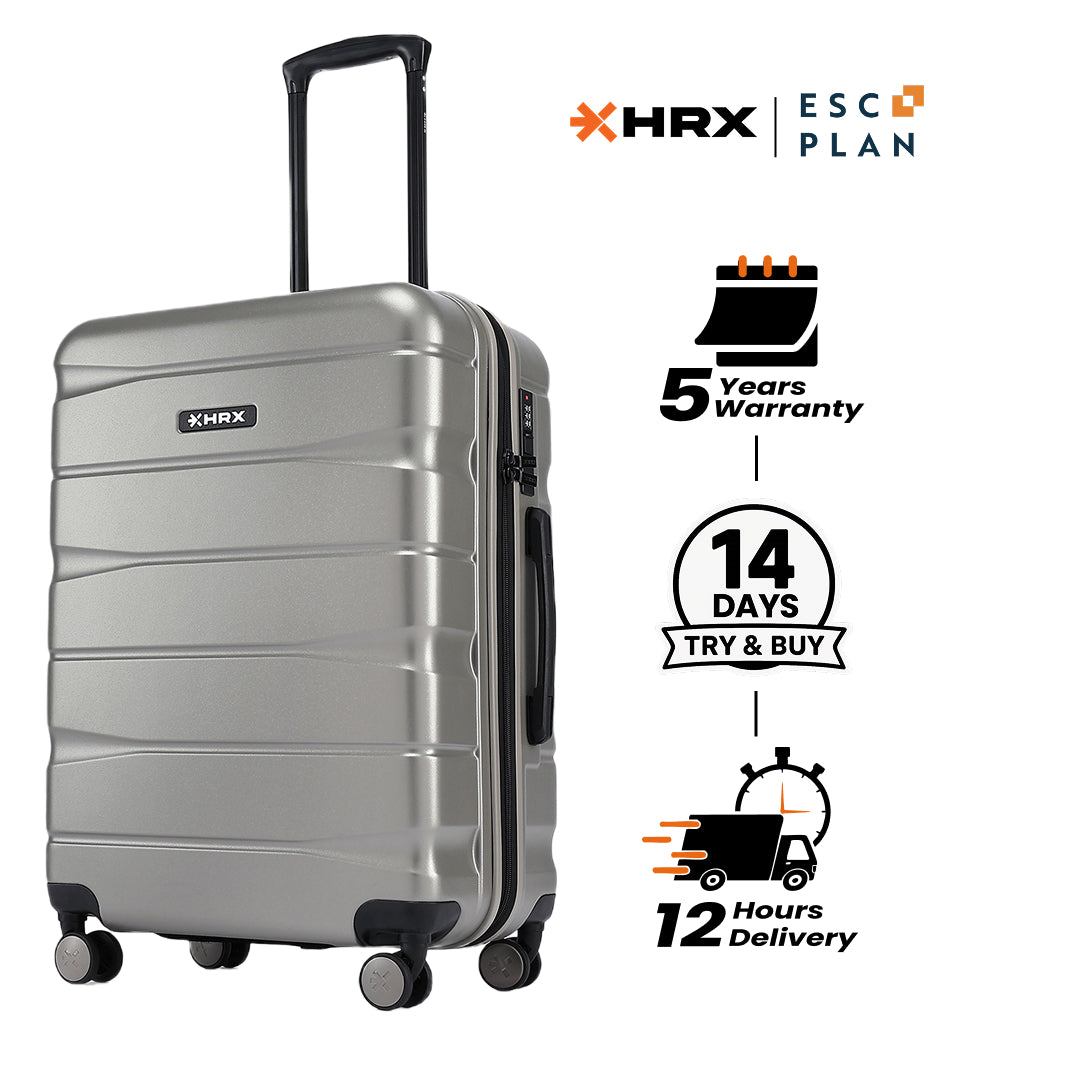 HRX by Hrithik Roshan Medium Check-in Suitcase (65 cm) 8 Wheels - Brute