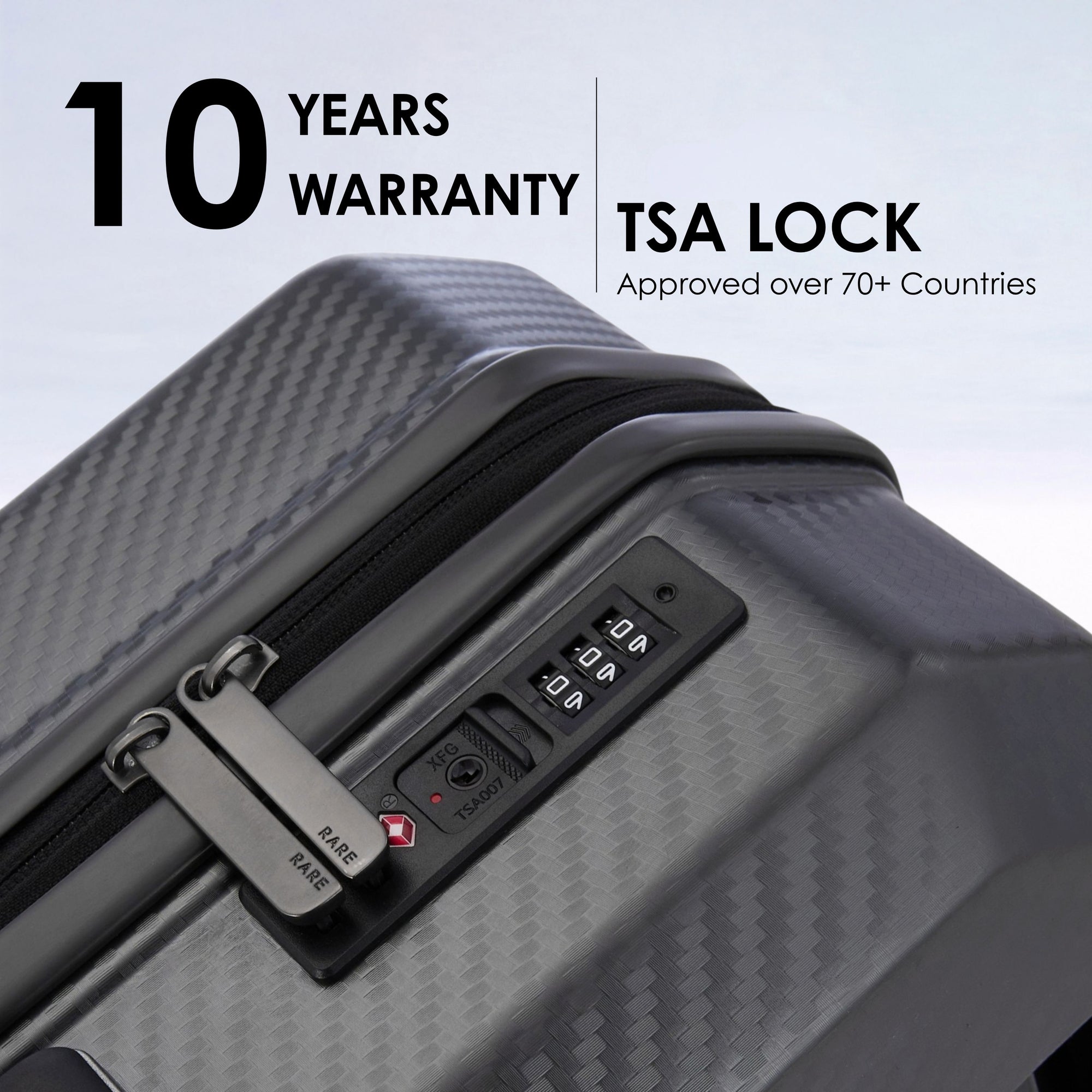 RARE RABBIT Gallardo Trolley – Hard Shell Polycarbonate Luggage