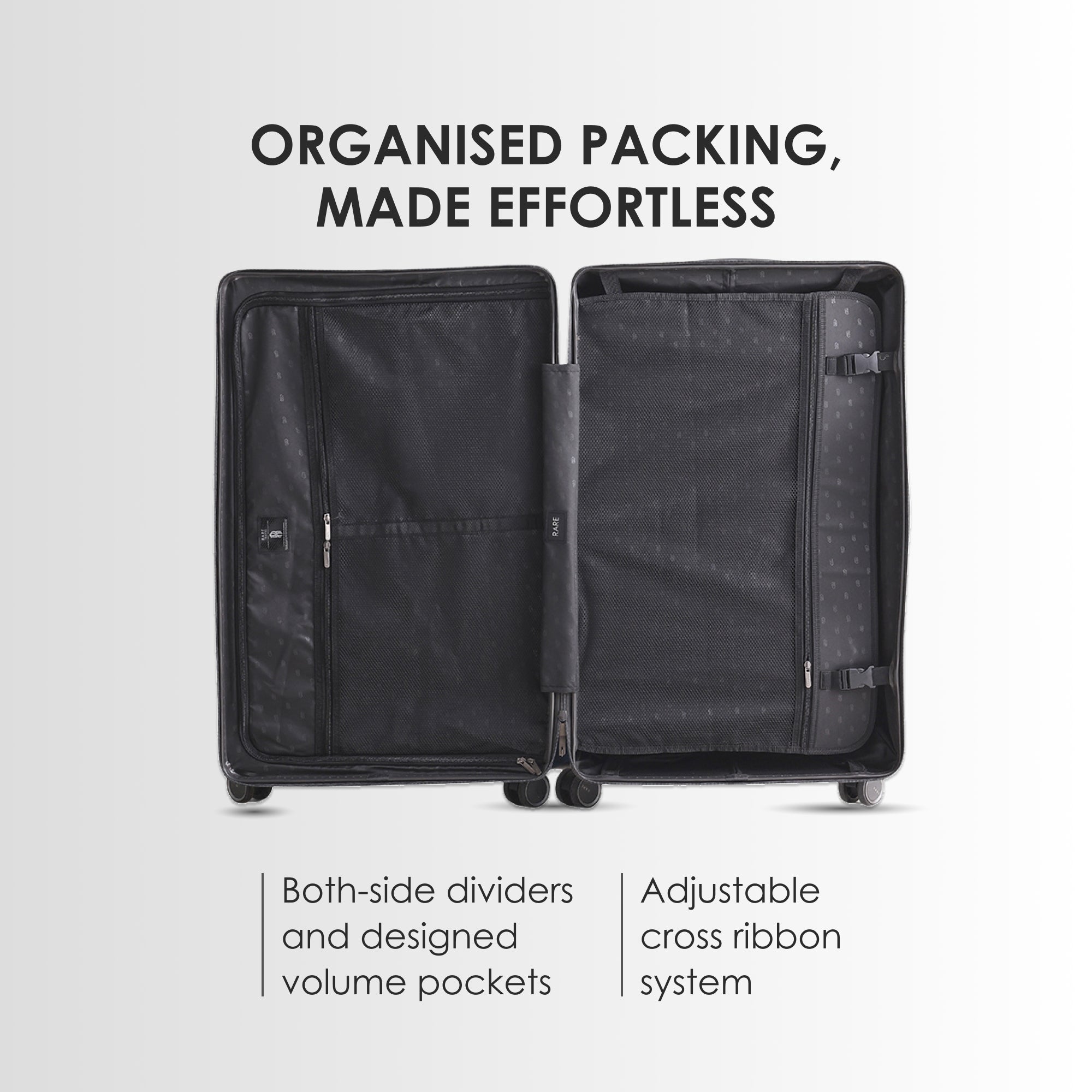 RARE RABBIT Tony Trolley – Hard Shell Polycarbonate Luggage