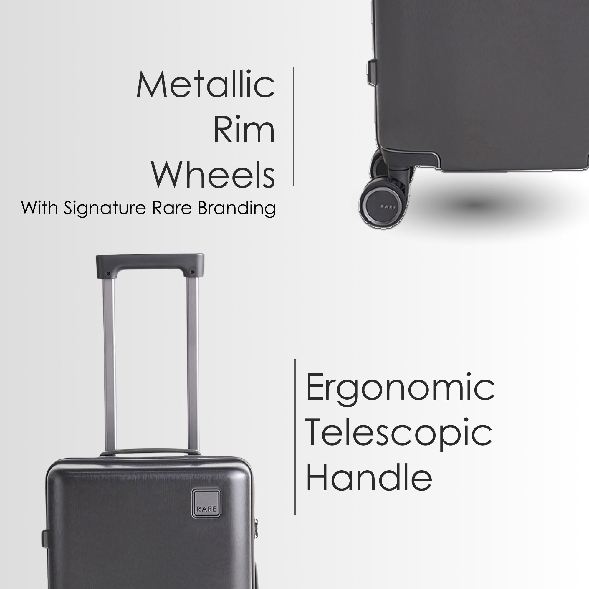 RARE RABBIT Tony Trolley – Hard Shell Polycarbonate Luggage