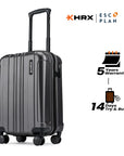 HRX by Hrithik Roshan Small Cabin Suitcase (56 cm) 8 Wheels - Force
