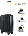 HRX by Hrithik Roshan Laptop Cabin Small Suitcase 8 Wheels - Urban Traveller