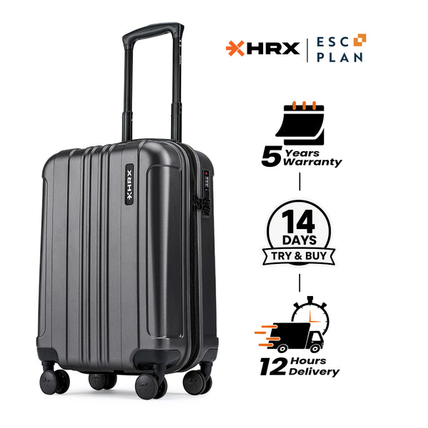 HRX by Hrithik Roshan Small Cabin Suitcase (56 cm) 8 Wheels - Force
