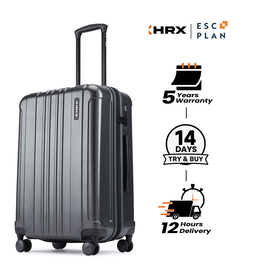 HRX by Hrithik Roshan Medium Check-in Suitcase (65 cm) 8 Wheels - Force