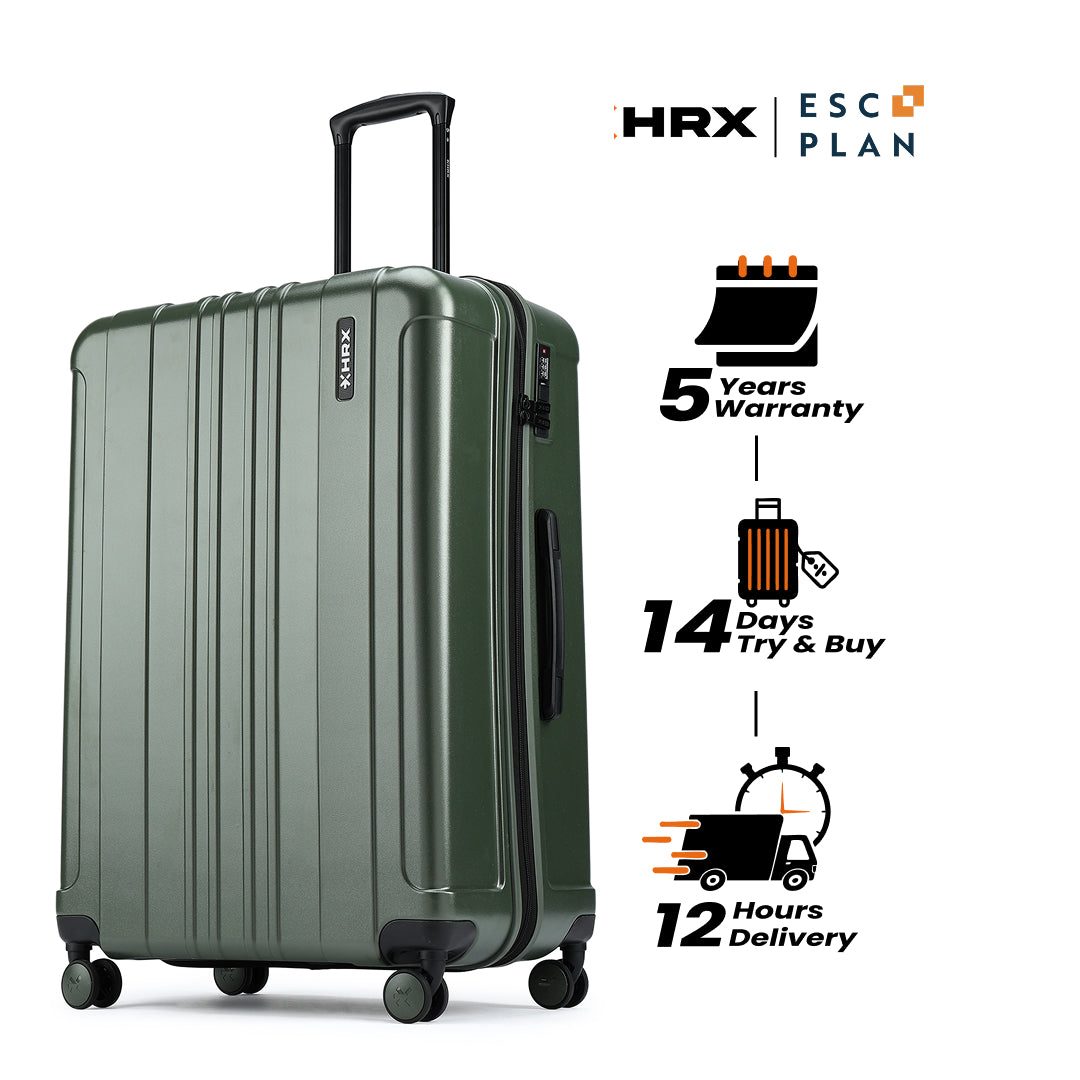 HRX by Hrithik Roshan Large Check-in Suitcase (75 cm) 8 Wheels - Force