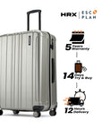 HRX by Hrithik Roshan Large Check-in Suitcase (75 cm) 8 Wheels - Force
