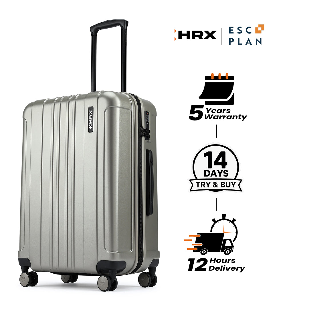 HRX by Hrithik Roshan Medium Check-in Suitcase (65 cm) 8 Wheels - Force