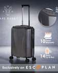RARE RABBIT Tony Trolley – Hard Shell Polycarbonate Luggage