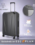 RARE RABBIT Tony Trolley – Hard Shell Polycarbonate Luggage