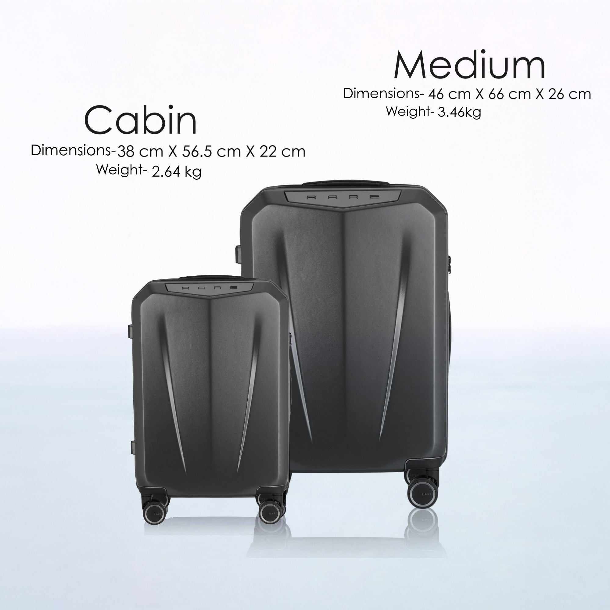 RARE RABBIT Gallardo Trolley – Hard Shell Polycarbonate Luggage