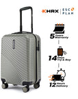 HRX by Hrithik Roshan Small Cabin Suitcase (56 cm) 8 Wheels - Glide