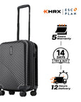 HRX by Hrithik Roshan Small Cabin Suitcase (56 cm) 8 Wheels - Glide