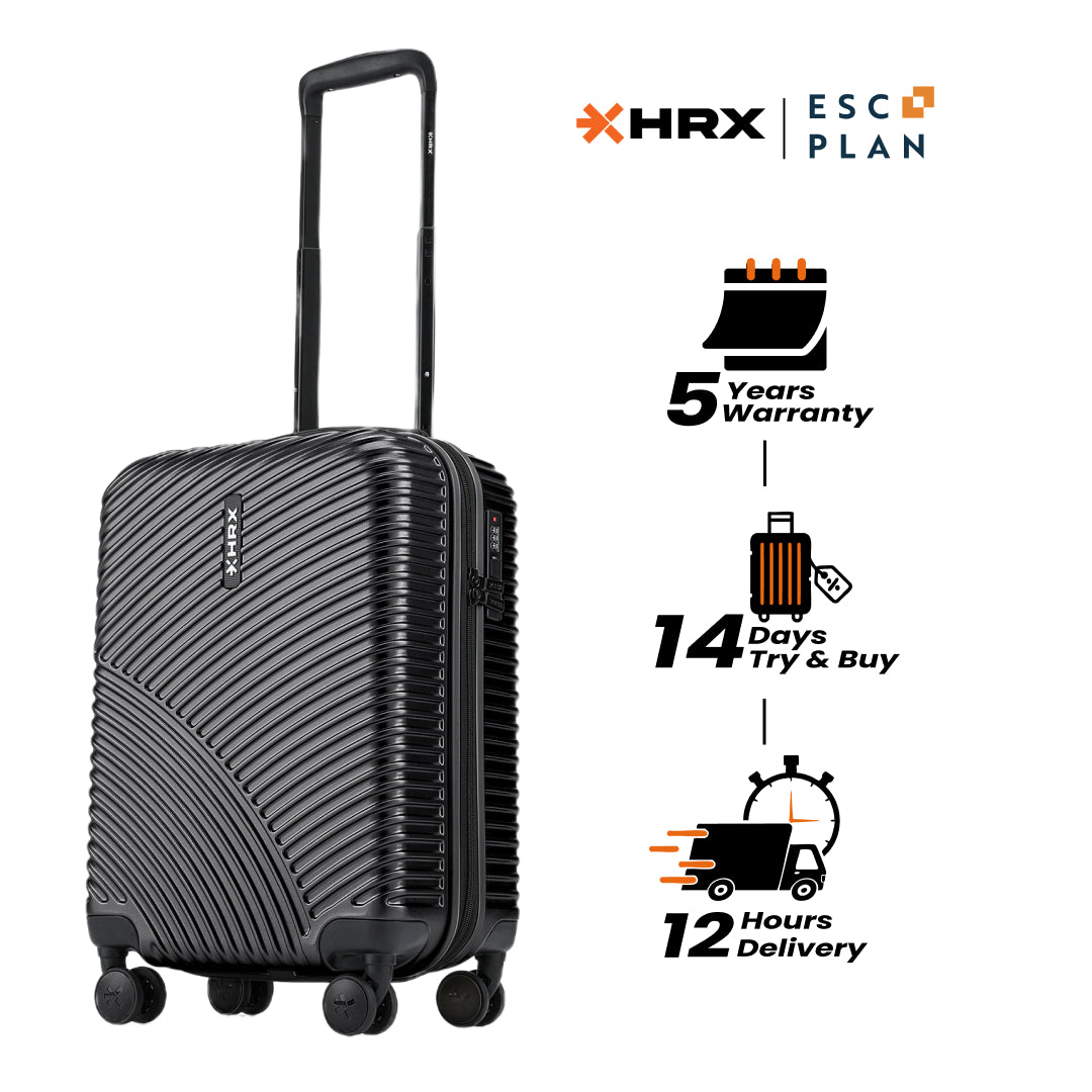 HRX by Hrithik Roshan Small Cabin Suitcase (56 cm) 8 Wheels - Glide