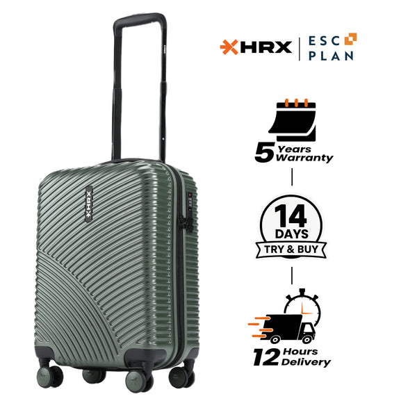 HRX by Hrithik Roshan Small Cabin Suitcase (56 cm) 8 Wheels - Glide