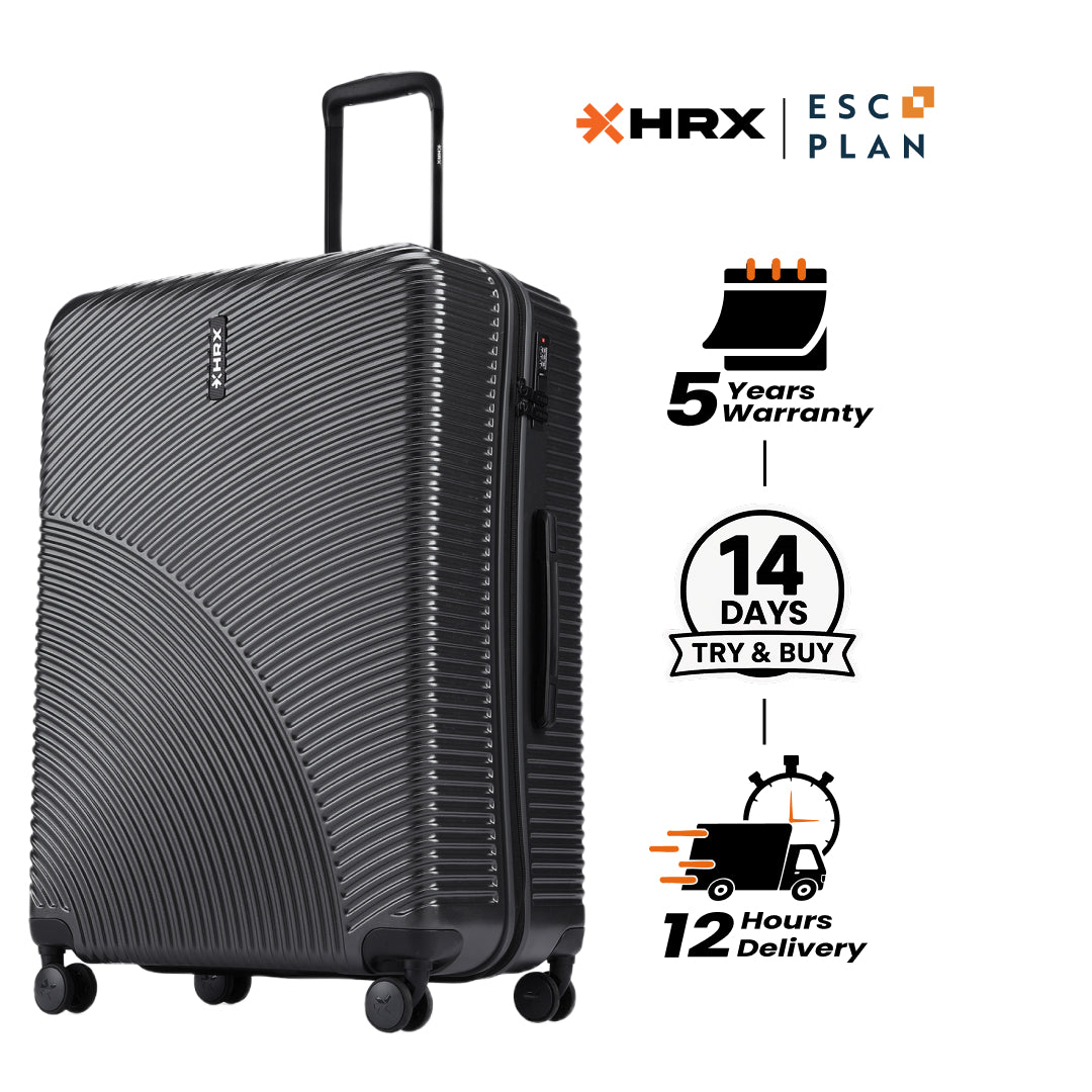 HRX by Hrithik Roshan Large Check-in Suitcase (75 cm) 8 Wheels - Glide